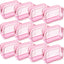 12 Pzas Bolsas PVC con Cremallera para Maquillaje