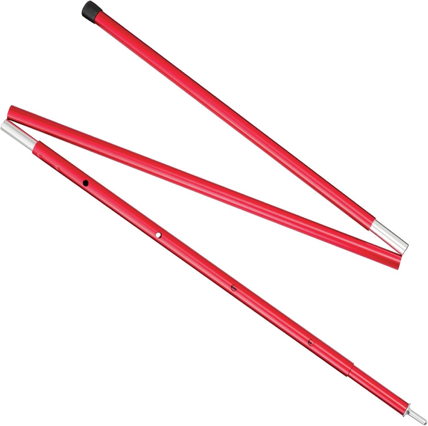 Poste plegable ajustable para lona y refugios