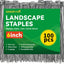 Grapas galvanizadas 6" pack 100 anclaje césped