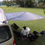 Alfombrilla lona impermeable para campamento XL 83x83pulg