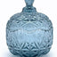 Tarro cristal en relieve para galletas y joyas azul gris