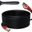 Cable Ethernet Cat7 blindado 10 Gbps 80pies