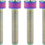 Tornillos Allen M4 de titanio paquete 4 multicolor