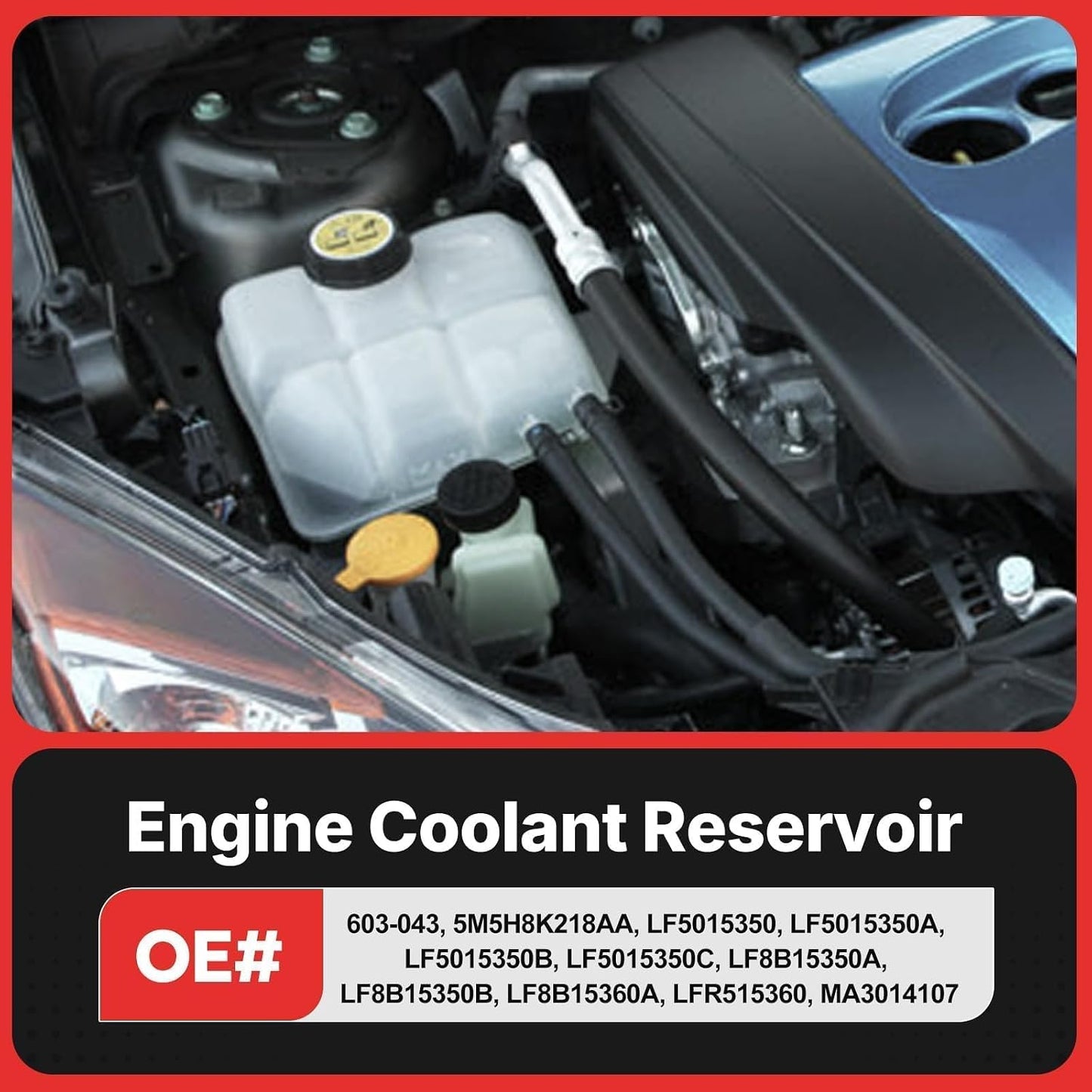 Tanque expansión radiador Mazda 3 2.0L 2.3L