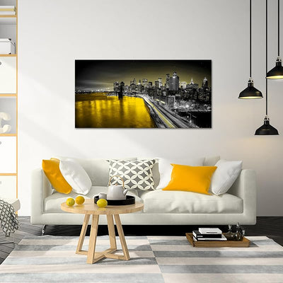 Lienzo pared diseño puente Brooklyn Nueva York moderno