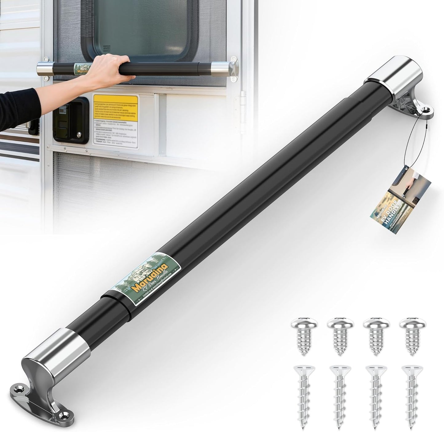 Barra agarre ajustable aluminio camper 21.7-33"