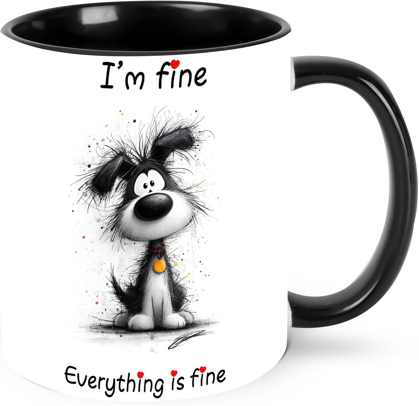 Taza café perros 11oz taza té cerámica regalo oficina hogar