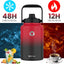 Botella agua acero inox doble pared 128oz sin BPA