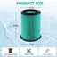 Filtro VF6000 repuesto para aspiradora 5-20gal 5 capas