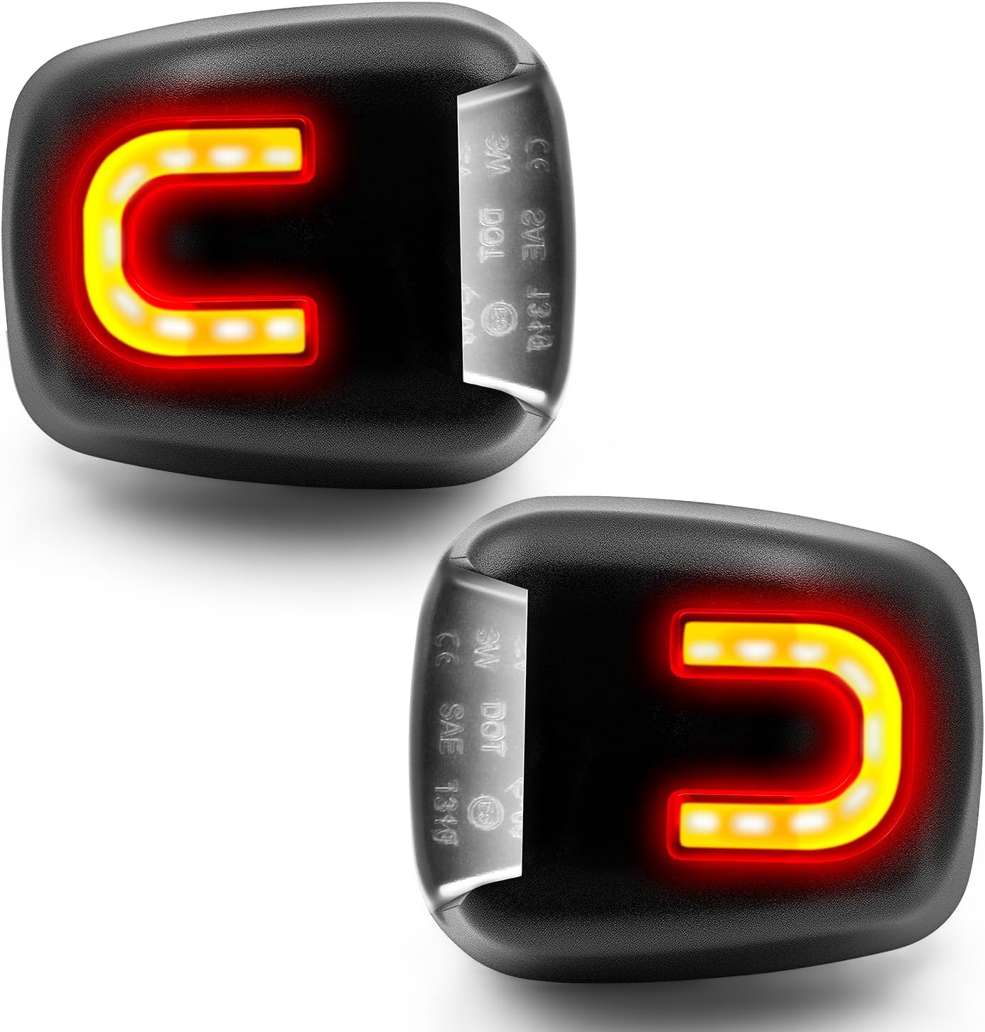 Luces LED placa matrícula tira roja Nissan Frontier 07-19