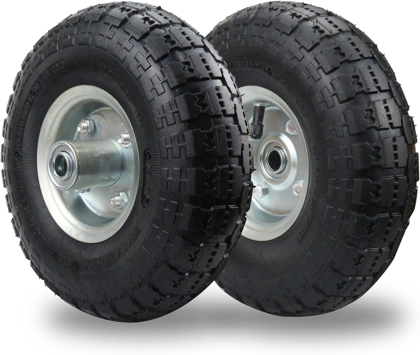 Rueda Neumática 10pulg 4.10/3.50-4 Carrito Jardín