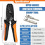 Crimpadora terminales barril abierto Molex 24–14 AWG