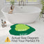 Alfombras baño con plantas hoja verde suaves antideslizantes
