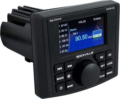 Receptor marino 4 zonas Bluetooth IP66 3 TFT Display 72W x 4