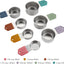 7 Pzas Tazas Medidoras Acero Inox Magnéticas
