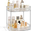 Organiz. encimera baño 2 niveles para maquillaje y perfumes