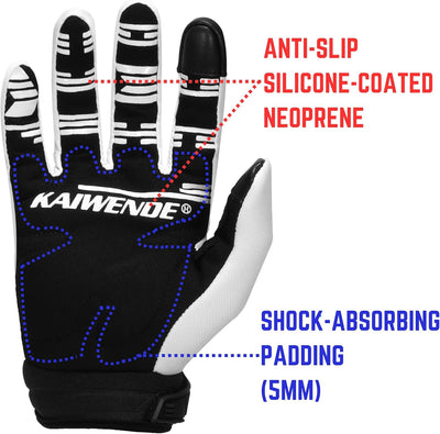 Guantes MTB para hombre pantalla táctil bicicleta motocross