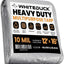 Cubierta lona polietileno 12x16' reforzada ojales 10mil