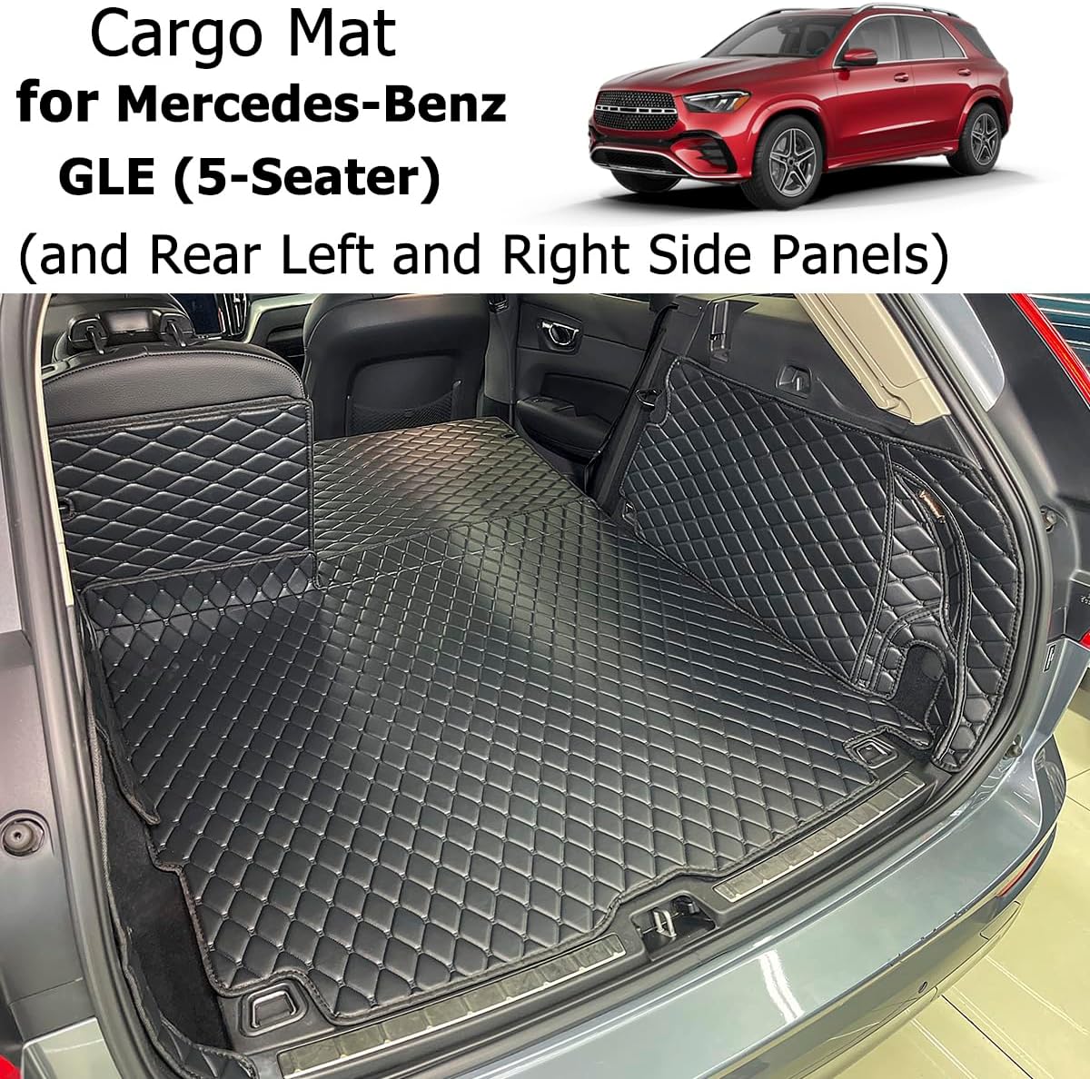 Tapete maletero personalizado Mercedes GLE 20-25 5 plazas