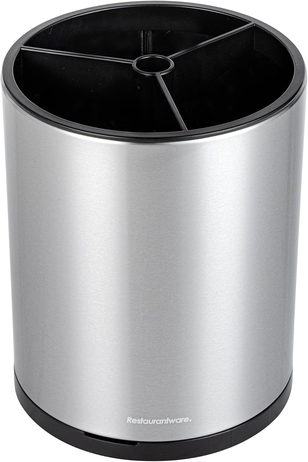 Soporte utensilios acero inox 6.2x6.2x7.9" resistente