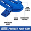 Protector brazo tiro arco espuma EVA ventilado ajustable