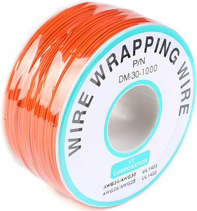 Cable naranja sólido cobre estañado 30awg 820.2pies para PCB