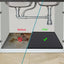 Tapete silicona para fregadero cocina impermeable 25x22