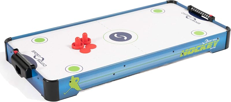 Mesa air hockey 40pulg electrico con 2 palos y 2 discos