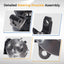 Conjunto nudillos dirección izq cubo rueda Ford Focus