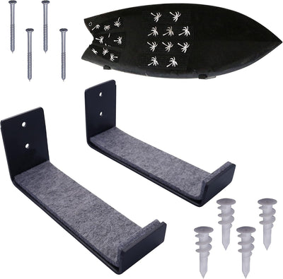 Soporte pared tabla surf estantes fuertes acolchado fieltro