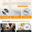 Set 8 cucharas medidoras acero inox para cocina hornear