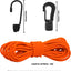 Cordones elásticos con ganchos 32ft para kayak bicicleta