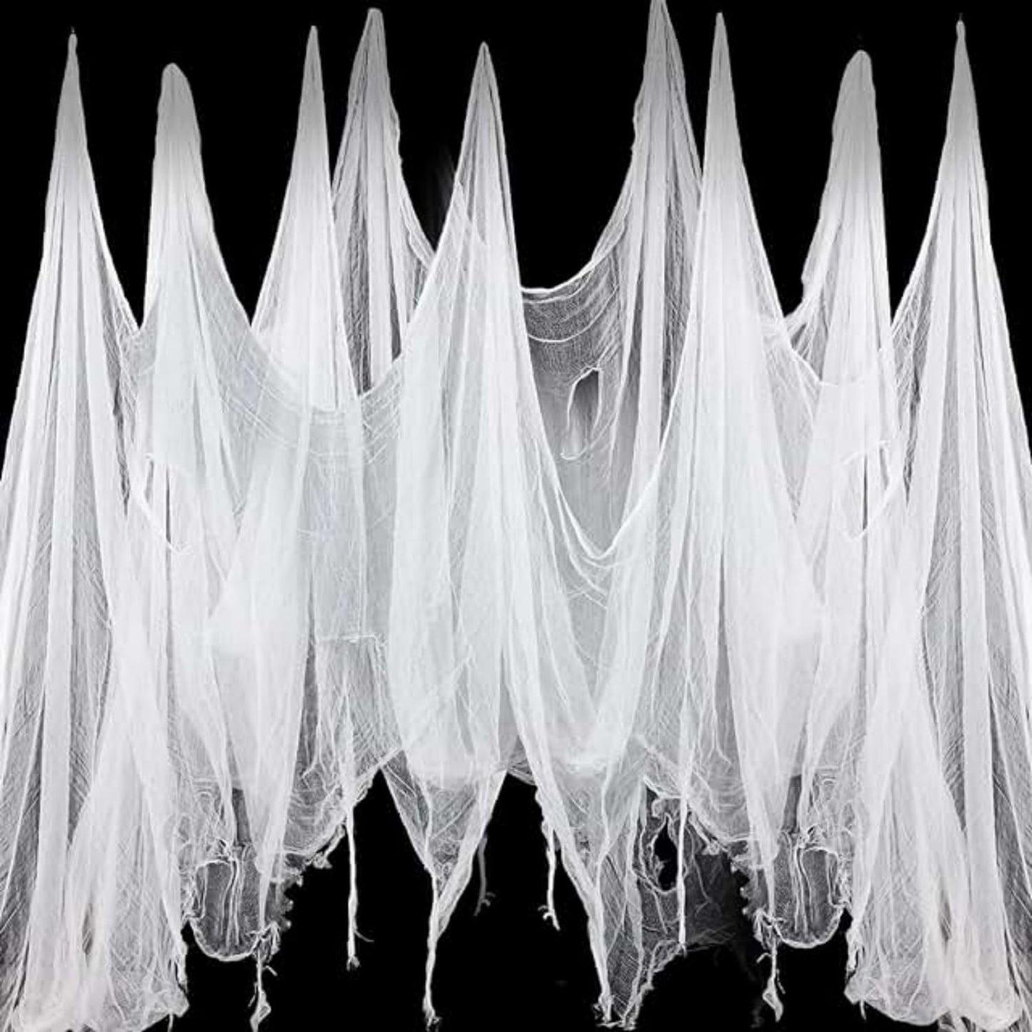 Telas blancas 315x79pulg decoración Halloween