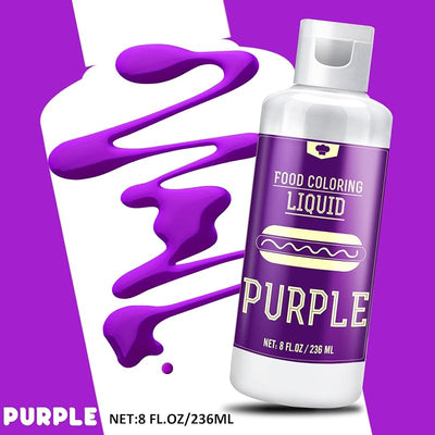 Colorante alimentario líquido morado 8.1oz