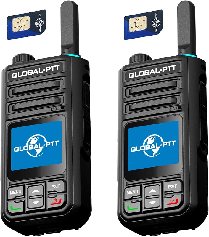 Walkie Talkie GPS Pack 2 con Pantalla Digital y SIM Anual