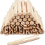 Pinzas madera para ropa 4.3x0.5pulg set 50 color marrón claro