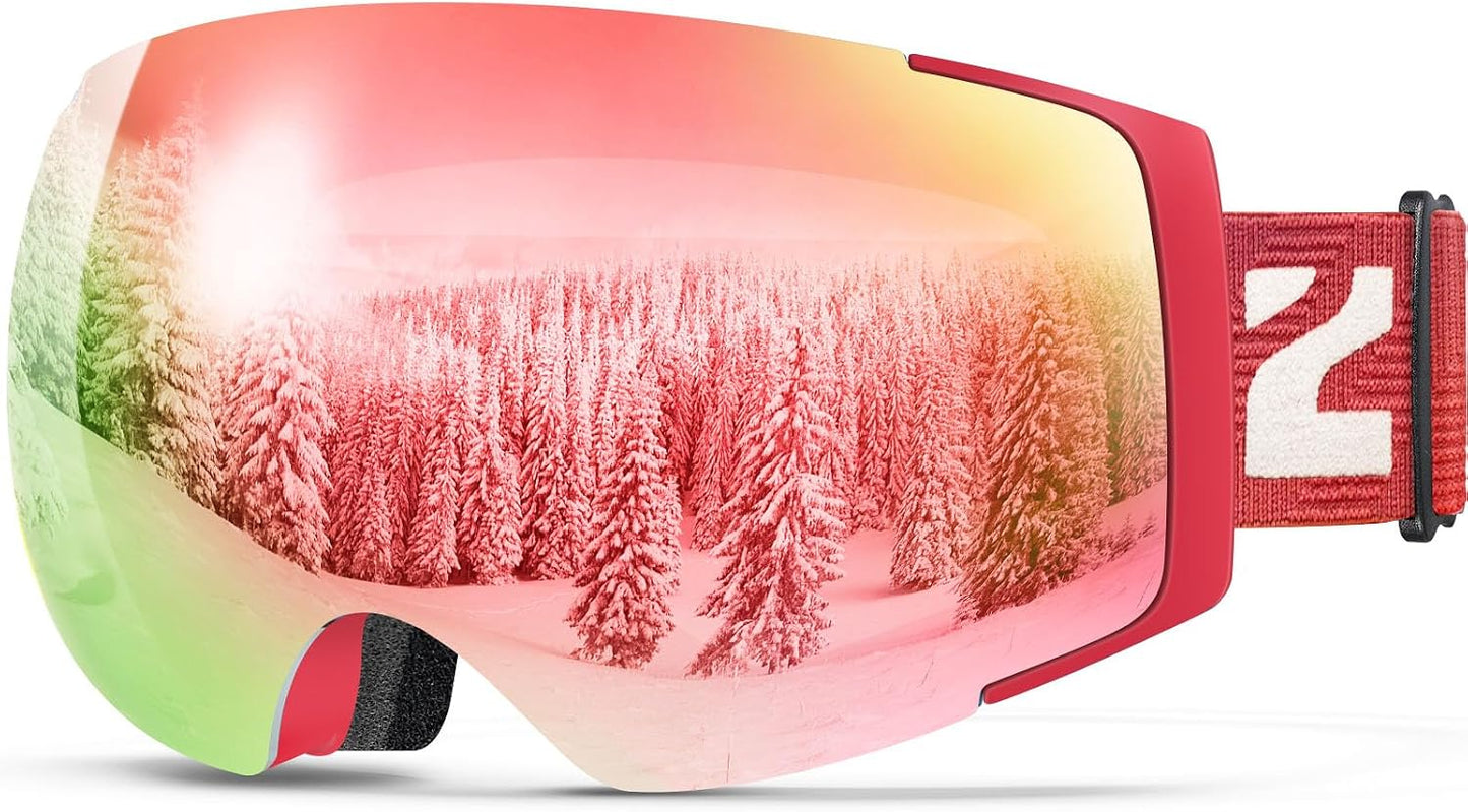 Gafas esquí X4 con lente magnético antiembrollante UV