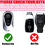 Funda llavero comp Mercedes Clase S G E 3 botones plata