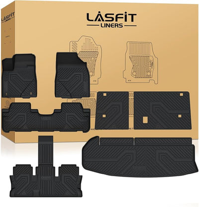 Alfombrillas piso Toyota Highlander 2014-19 TPE negro