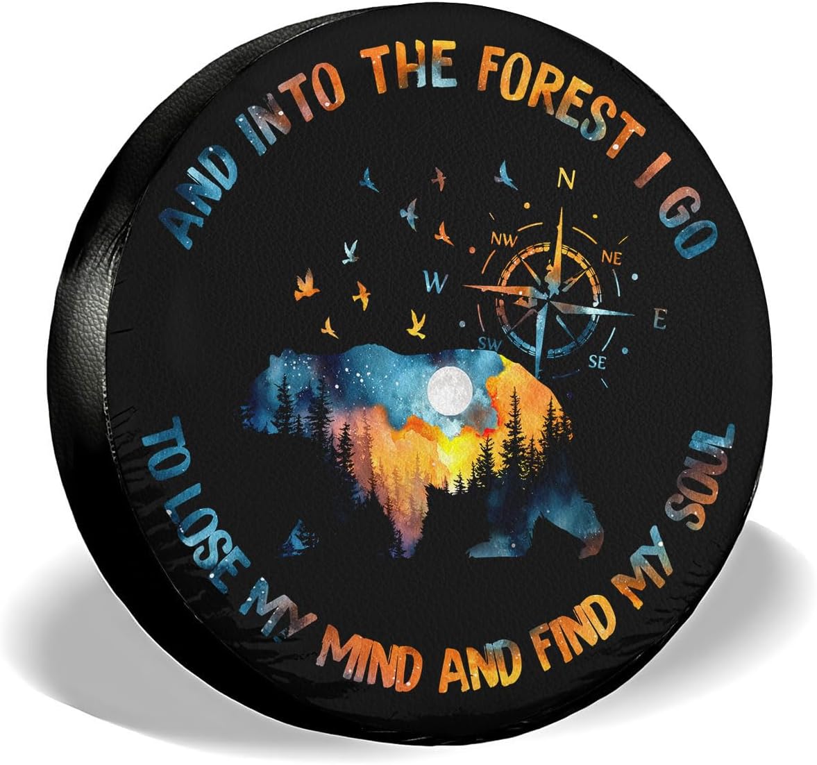 Funda neumático repuesto PVC cuero universal RV Jeep