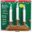 Candelabro LED para ventana luz blanca cálida base dorada