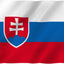Bandera Eslovaquia 3x5ft poliéster cabecera lona ojales latón