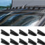 10 Antenas Aleta Tiburón Aerodinámicas para Auto
