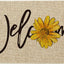 Tapete bienvenida primavera girasol 17x29"