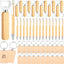Kit 60 Pzas Llavero Bambú Grabado Láser