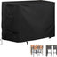 Set 5 pzas mesa y sillas mimbre para patio 4 personas