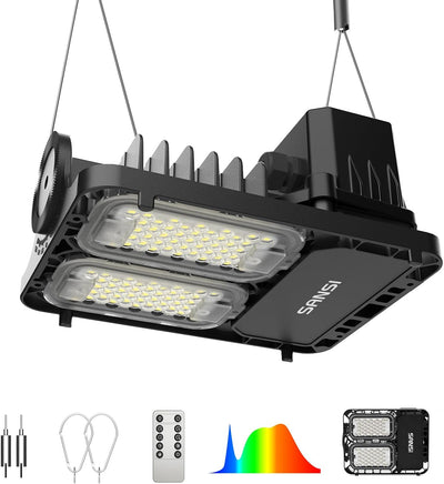 Luz cultivo planta 70W espectro completo lente optica regulable