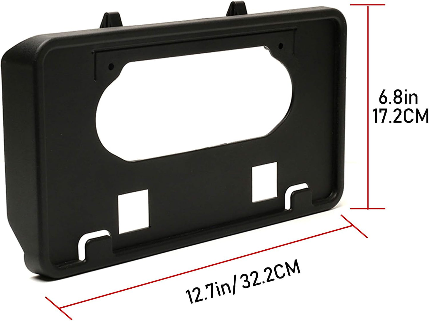 Soporte placa licencia Ford F150 09-14 negro