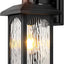 Farol pared exterior sensor movimiento luces negras