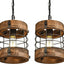 Candelabro industrial retro colgante isla cocina